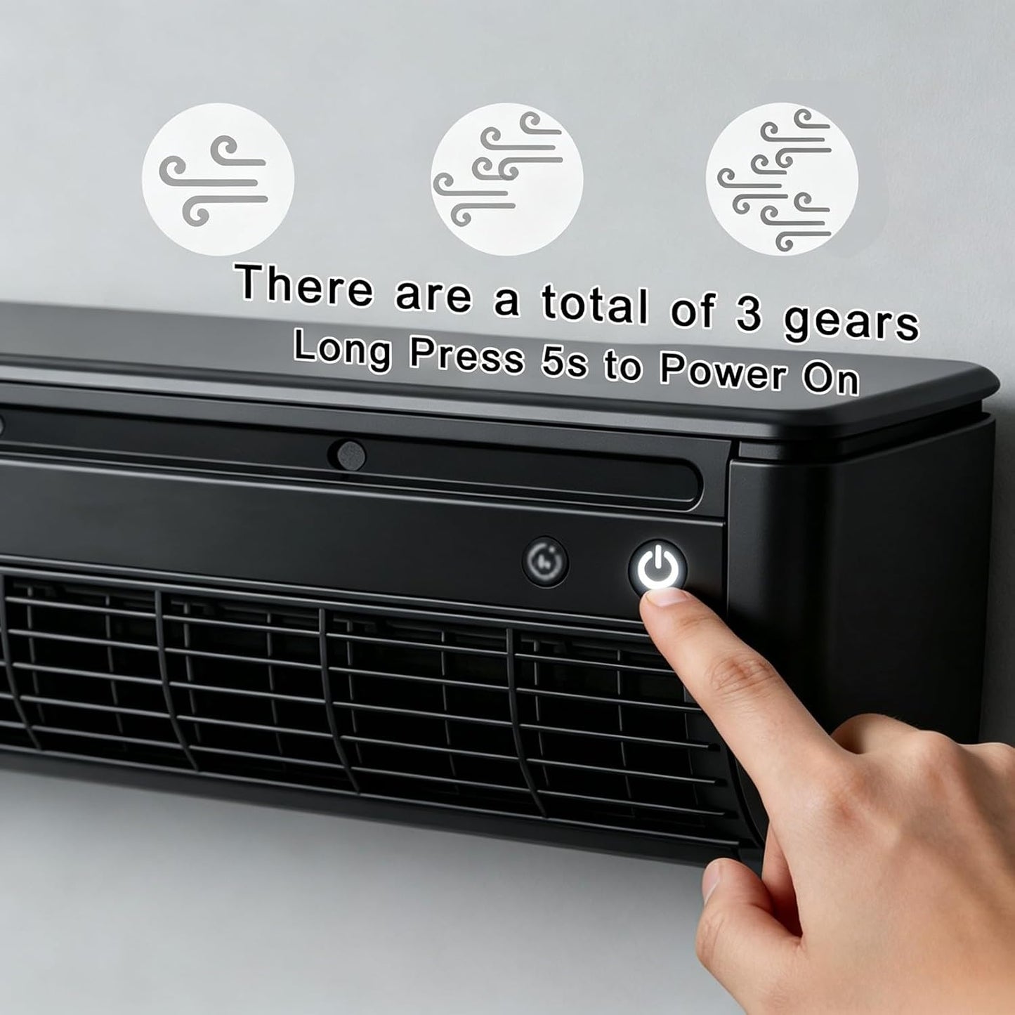 WhisperCool Wall Fan Delight