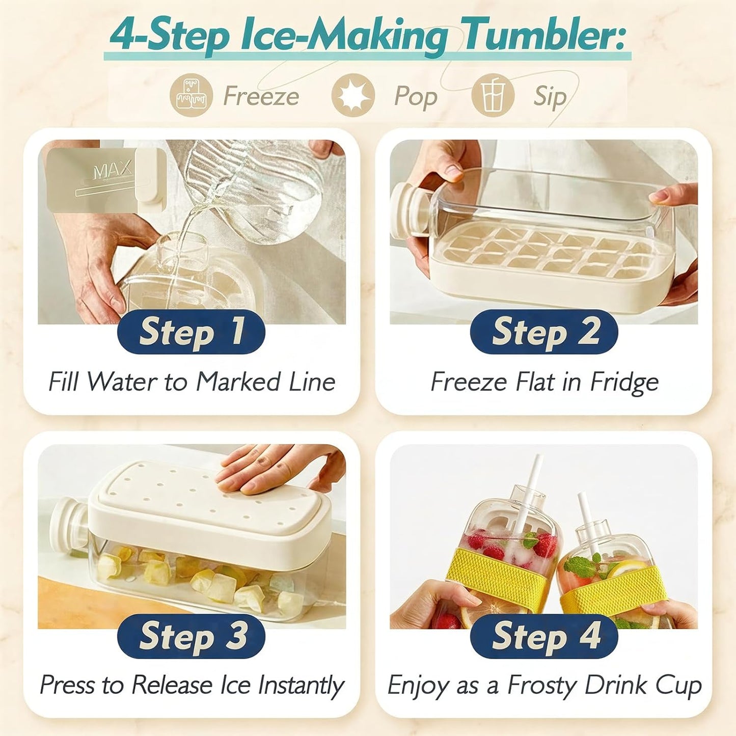 Chill & Sip Ice Bottle