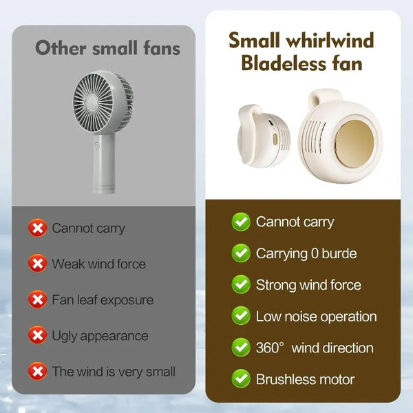 Silent Mini Bladeless Fan